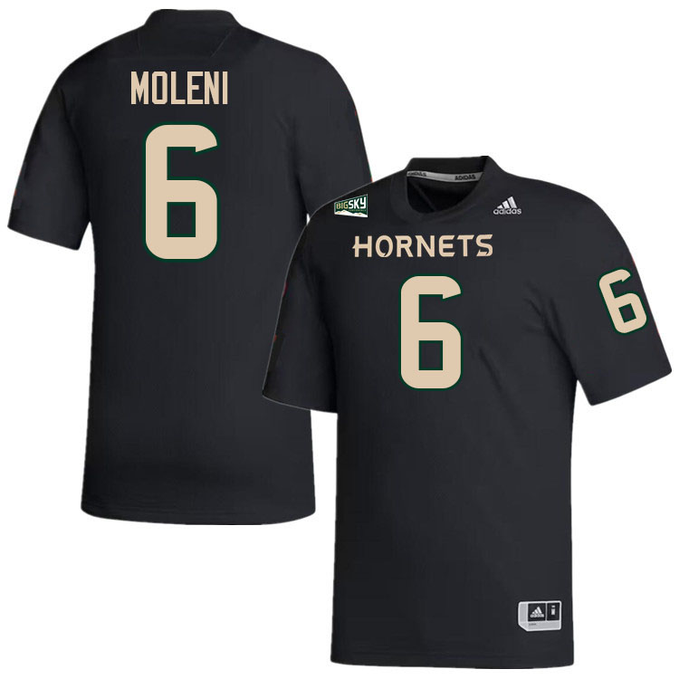 Ezra Moleni SAC State Jersey,Sacramento State Hornets #6 Ezra Moleni Jersey-Black